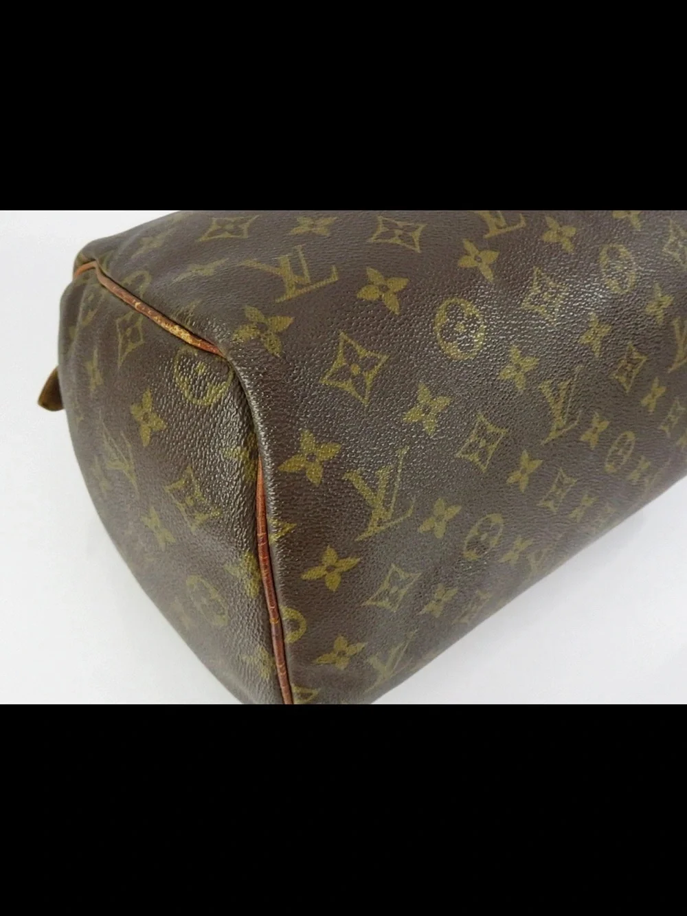 Louis Vuitton Brown Monogram Duffel Bag with Vachetta Trim